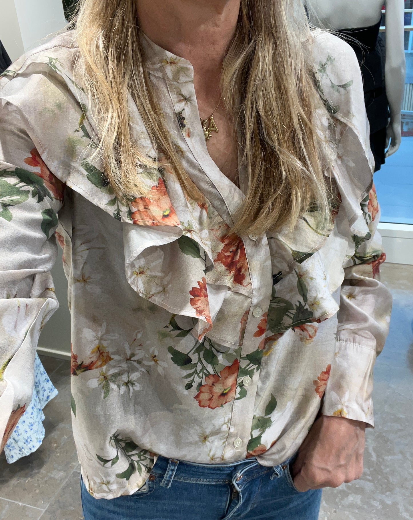 VMMARY long sleeve Top - Almond Peach