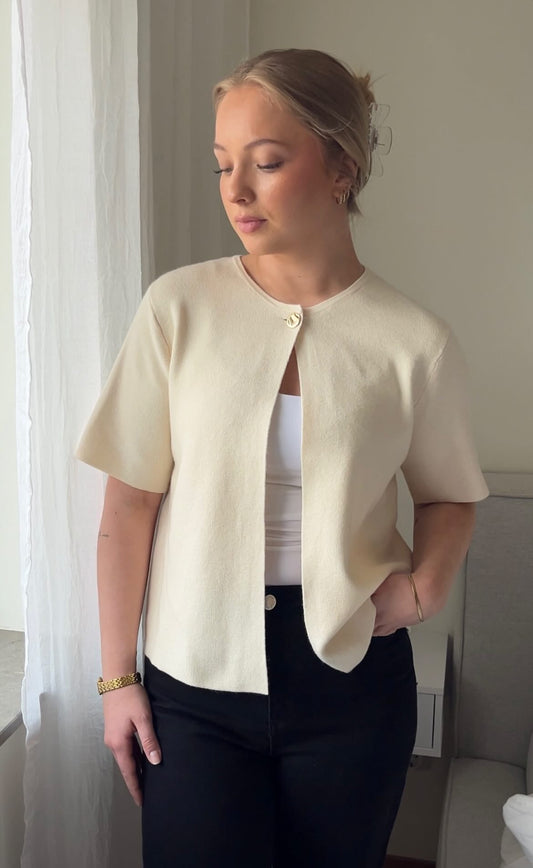VMGOLD Knit Cardigan - Birch