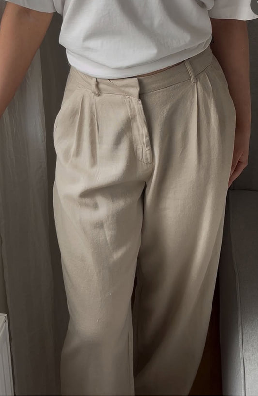 VMMINDY Trousers - Oatmeal