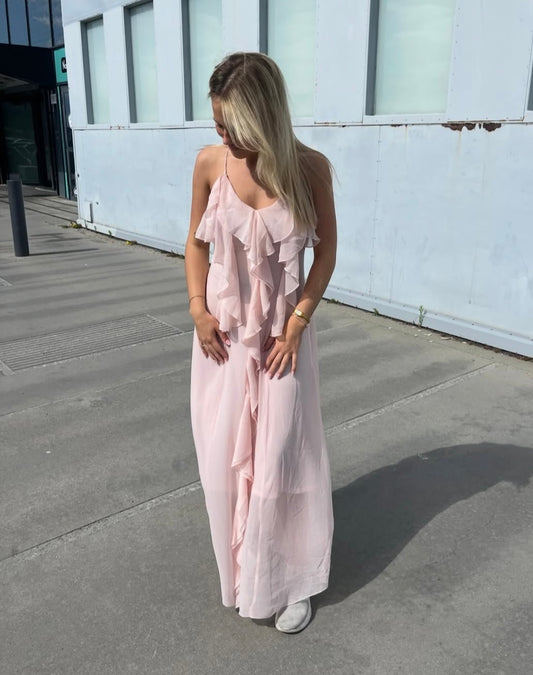 VMCAMILLE Long Dress - Sepia Rose