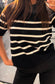 VMSABA Pullover - Black with stripes