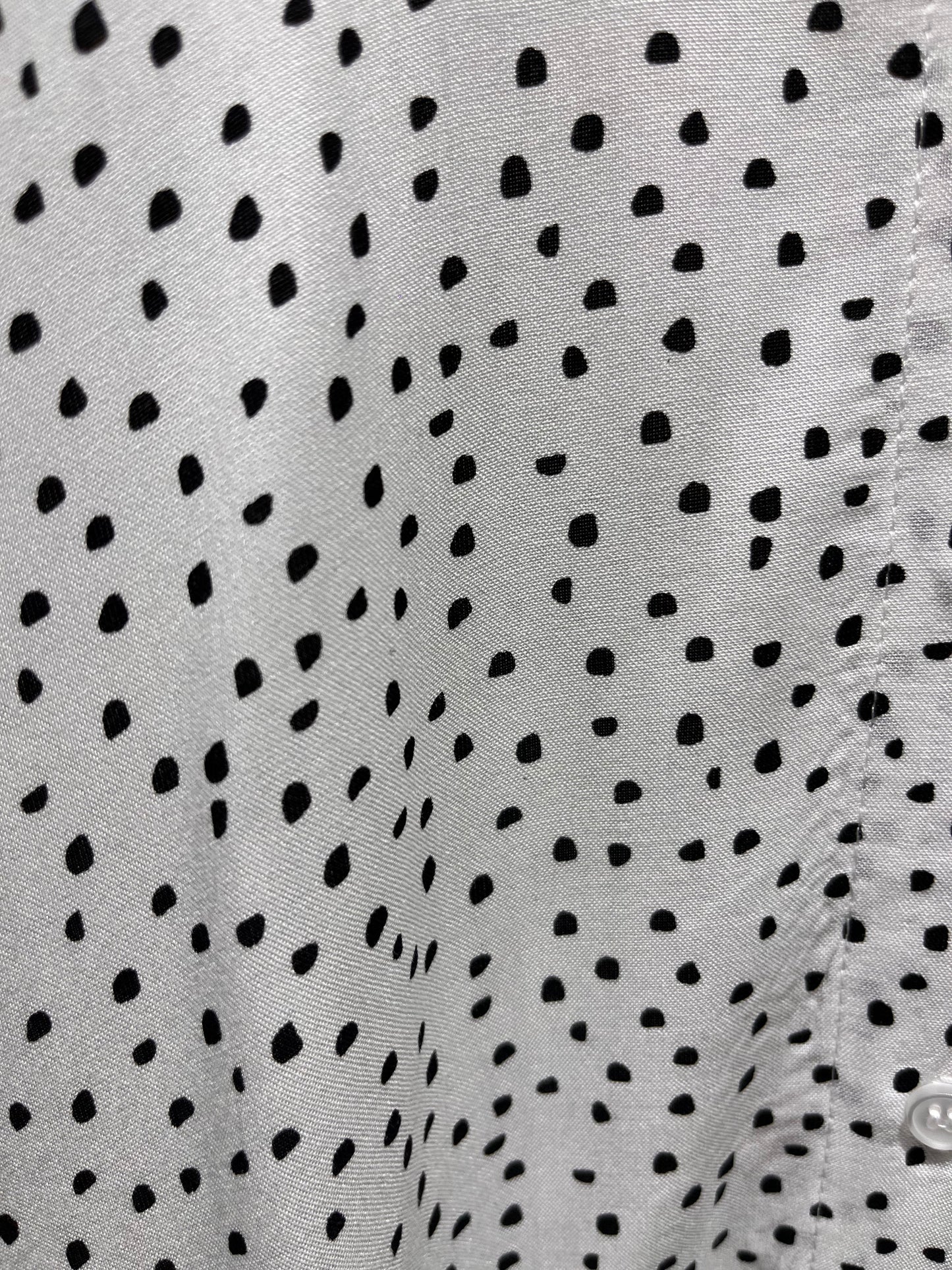 VMALBA long Dress - Snow White with black dots