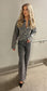 VMTESSA Jeans with studs - Light Grey Denim