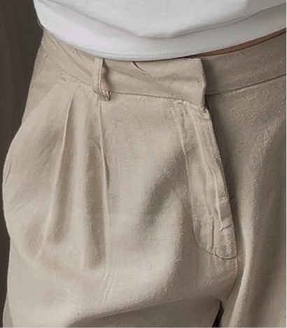 VMMINDY Trousers - Oatmeal