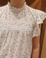 VMTRINE Top - Snow White with pink flowers